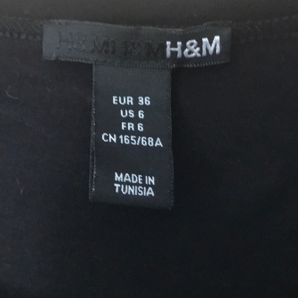 H & M color block dress black pink and orange - Picture 2 of 5